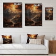 thumbnail image 4 of Designart "Hebrew Mount Sinai horizon I" Religion & Spirituality Print on Natural Pine Wood, 4 of 5