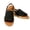 Black, variant on Comfortable Flat Sandals for Women Slides with Adjustable Strap Casual Summer Sandals for Casual & Beach Walking Occasion