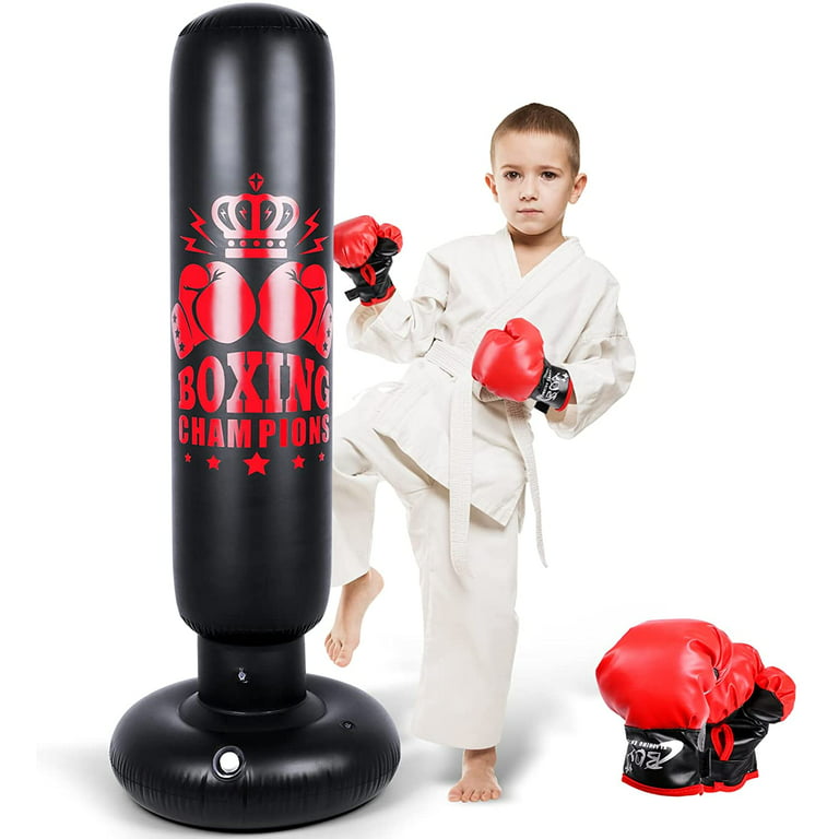 Kids Punching Bag Set For Children Boxing Mma Kickboxing - Temu