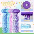 thumbnail image 2 of 6 Pack 9.8" Jellyfish Paper Lanterns, 6 Colors Mermaid Jellyfish Lanterns, Hanging Jelly Fish lanterns Under Sea Party Decorations for Ocean Themed Birthday Supplies Classroom Ceiling Decor, 2 of 7