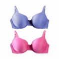 thumbnail image 1 of Brasier Ilusión para Dama, Copas Suaves y Lisas Multicolor Talla 34B, 2 Piezas, 1 of 4