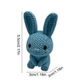 thumbnail image 3 of Easter Crochet Bunny Plush Doll Handmade Stuffed Animal Easter Decor Family Gift Easter Baskets Fillers Easter Decorations, 3 of 6