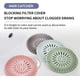 thumbnail image 3 of Tapón de Goma para el Cabello Colector de Cabello Silicona Duradera Paquete de 4 Filtros para Cocina Baño y Bañera Tapón para el Cabello Tapas de Drenaje de Ducha Fácil de Instalar y Limpiar, 3 of 8