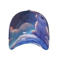 thumbnail image 2 of Yiaed Cloud Cute Rabbit Print Cap Adjustable Size for Running Workouts and Outdoor Activities All Seasons, 2 of 5