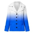 thumbnail image 5 of Women's Winter Warm Caots Fashion Zip Up Plus Size Composite Plush Button Lapels Jacket Outwear Coat, 5 of 6