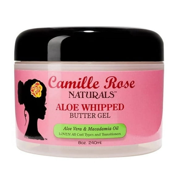 Camille Rose Naturals Aloe Whipped Hair Butter Gel, 8 Oz
