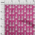 thumbnail image 1 of oneOone Tissu en Coton Imprimé Bloc de Lapin au Mètre 56 Pouces de Large, 1 of 4
