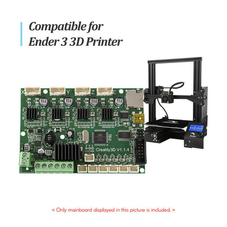Creality 3D Printer Accessory Mainboard Motherboard Replacement Control Board 24V with USB Port Power Chip for Ender