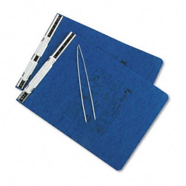Acco 54113 Pressboard Hanging Data Binder 91/2 x 11 Unburst Sheets Dark Blue