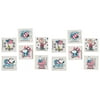 Peanuts Worldwide Charlie Brown Snoopy Woodstock Patriotic Temporary Tattoos, Set of 12
