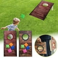 cornhole sets for adults regulation size wood Portable Toss Game for ...