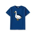 thumbnail image 5 of Big Boys Cool, Lightweight Tops Silly Goose Print Engaging Visuals, Casual Short Sleeve T-Shirts For Summer Outdoor, 5 of 9