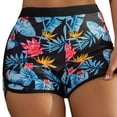 thumbnail image 4 of YOUSNH Women Boutons de Course Taille Haute Maillot de Bain Lacets Maillots de Bain Maillots de Bain Maillots de Bain Bas Tropical Imprimé Maillots de Bain Maillots de Bain Maillots de Bain de Plage for Women Rouge, 4 of 8