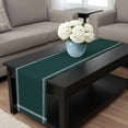 thumbnail image 4 of Pure Dark Green Table Runner 72 Inches Long, Simple Solid Color Kitchen Coffee Dining Table Decoration for Home Party Birthday Wedding Home Decor 14x72 Inches, 4 of 8