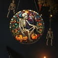 thumbnail image 3 of XGFHYJEH Halloween Decorations Hanging Door Sign, Halloween Outdoor Decor, Halloween Scary Skull Decoration Ornament for Home Front Door, 3 of 7