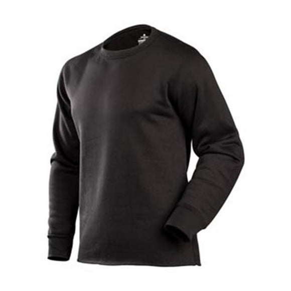Men Expedition Base Layer Crew, Black - Extra Large