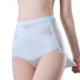 thumbnail image 1 of Faja postparto de cintura alta para mujer: seda helada, control de abdomen, levantamiento de caderas, lisa., 1 of 8