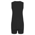 thumbnail image 4 of RMGVDSD Summer Women's Clothing Popular Loose Casual Round Neck Vest Shorts Knitted Suit For Women Two Piece Short Sets Women, 4 of 4