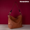 thumbnail image 2 of Bolso Hobo Montana West MWC-128BBR de cuero vegano para mujer, 2 of 7