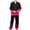 Hot Pink, variant on snilers Mens Pajamas Set Fashion Casual Gradient Lounge Set Button Front Long Sleeve Shirts and Sweatpants Two Piece Set Sleepwear