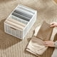 thumbnail image 1 of Organizador de Cestas Plegables de Plástico Abs - Blanco, Multitamaño (De 22,8 X 11,9 X 7,9 Cm a 44,6 X 28,8 X 22,8 Cm), Caja Apilable para Armario, Ideal para Ropa, Cocina, Baño y Oficina, 1 of 7