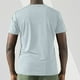 thumbnail image 5 of Camisas Elvqul Hombre Azul Claro Economicas Manga Corta Liso Cuello Redondo, 5 of 6