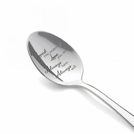

Stainless Steel Long Handle Spoon I Love You Valentine s Day Gift Spoon Tableware Wedding Anniversary Gift Blessing