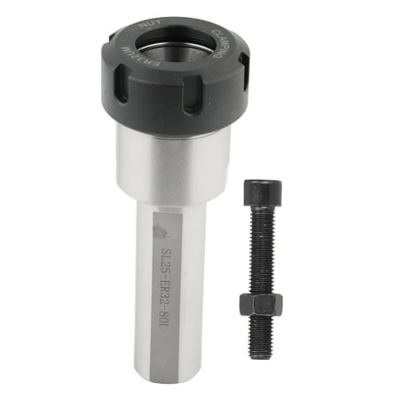

Collet Chuck Holder Straight Shank Extension Rod CNC Lathe Machine Tapping Tool SL25-ER32-80L