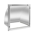 thumbnail image 2 of Cubierta de ventilación de pared para secadora, tapa de ventilación de pared plateada para aplicaciones de ventilación de garaje, respiraderos de 10 pulgadas, 2 of 8