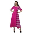 thumbnail image 1 of Moomaya Robe de Soirée à Manches Courtes en Viscose Col Rond pour Femmes, 1 of 4