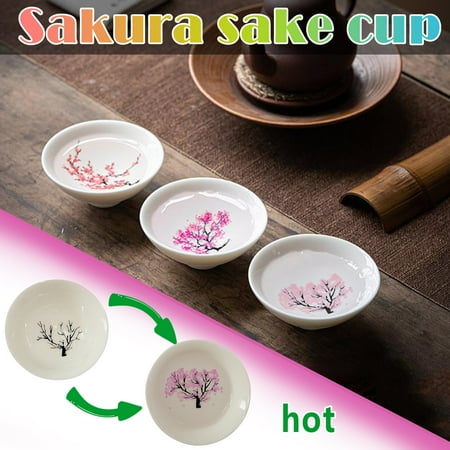 

Kitchen Decor and Supplies Printing Flower Changes When Hot Color Changing Ceramic Coffee Cup Bowl