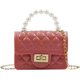thumbnail image 3 of Mini bolso de gelatina para niñas pequeñas, bolso cruzado pequeño transparente de Color caramelo, bonitos bolsos de princesa con mango de perla, 3 of 5