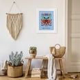 thumbnail image 3 of Stupell Industries Bohemian Butterfly Symmetry on Blue White Framed Print Under Glass, 13 x 16, by Indira Prieto | IndySign, 3 of 8