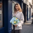 thumbnail image 6 of FORMRS 13-13.3 inch Laptop Sleeve Case Soft Carrying Quilted Computer Bag Cover, Cartoon Plaid Lemon, 6 of 7