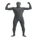 thumbnail image 2 of Traje Zentai Macarena Spandex Elástico Cremallera Espalda Gris, 2 of 6