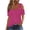 Hot Pink, variant on T Shirts for Women Short Sleeve Solid Oversize V-Neck Cozy Style Vintage Shirts T-shirts Plain Ladies Tshirts Trendy Work Out Tshirt Tops Sports Holiday Beach Tee Blouse up to 50% Off Hot Pi