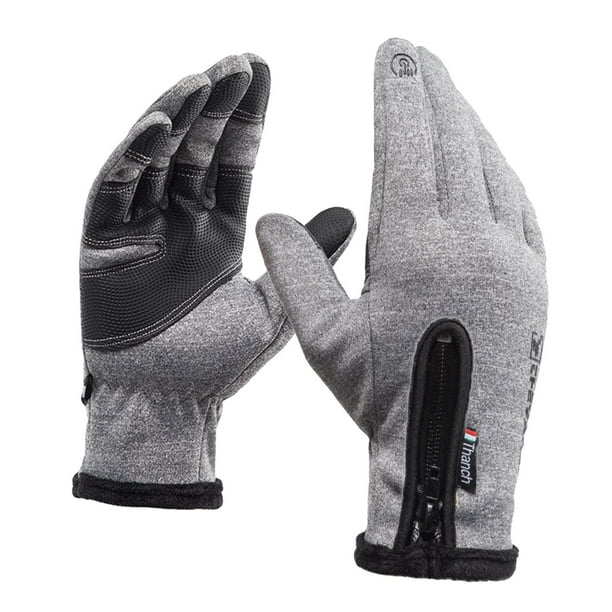 Guantes de invierno Macarena Térmicos para Clima Frío con palla táctil Gris XXL