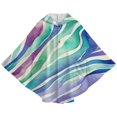 thumbnail image 5 of Abstract Watercolor Waves Blanket Oversized Wearable Hooded Blanket Warm Throw Blanket Buttons Sweatshirt For Women Men Teens Flannel, 5 of 8