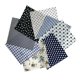 thumbnail image 1 of 8x Varios Tejidos De Retazos De Parches De Tela De pieza Almohada De Disfraces De Bricolaje BLESIY Tela de algodón de flor de ciruelo, 1 of 8