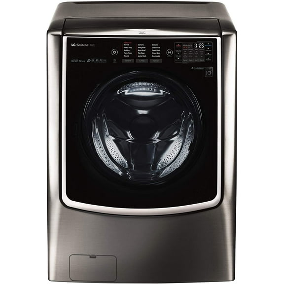 LG WM9500HKA 5.8 Cu. Ft. Black Stainless Smart Wi-Fi Enabled Front Load Washer