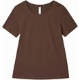 thumbnail image 5 of ARRIA Women's Slim Fit Scoop Neck T-Shirt, Ultra-Soft Stretch Cotton Short Sleeve Basic Tee, 5 of 7