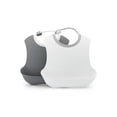 thumbnail image 1 of Baberos Twistshake Bib 4+m, Juego de 2, Ajustables, Aptos para Lavavajillas, Libres de BPA, Blanco, 1 of 7