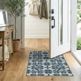 thumbnail image 2 of ODIKA 2'x3' Washable Throw Rug Large Abstract Grey Transitional Mottled Block Layout Muted Plush for Hallway, Study Room, Non-Slip Low Profile, Flatwoven, 2 of 7