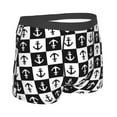 thumbnail image 3 of Haiem Nautical Anchors1 Men's Boxer Briefs, Every Day Comfort Stretch Cotton Moisture-Wicking Underwear-Medium, 3 of 9