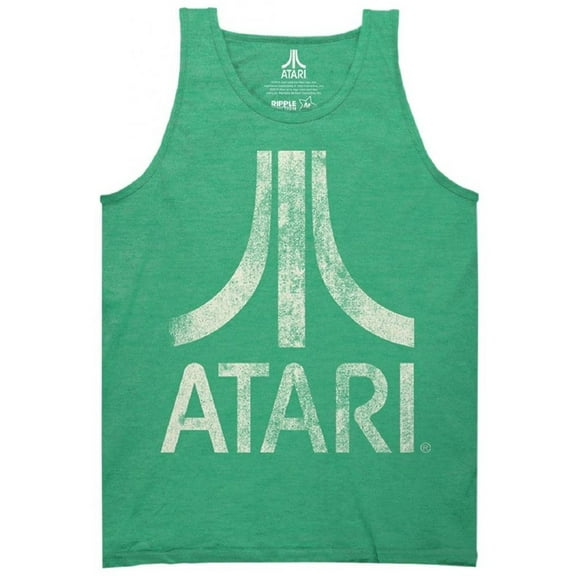 Atari Distressed Logo Adult Tank Top
