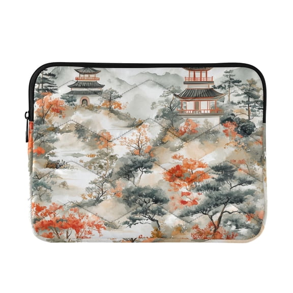FORMRS 13"-13.3" Laptop Sleeve Protective Case Soft Carrying Quilted Computer Bag Cover, Mountain Pattern