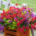 thumbnail image 4 of Flores artificiales ShareConn para decoración de exteriores, 48 paquetes, 4 of 7