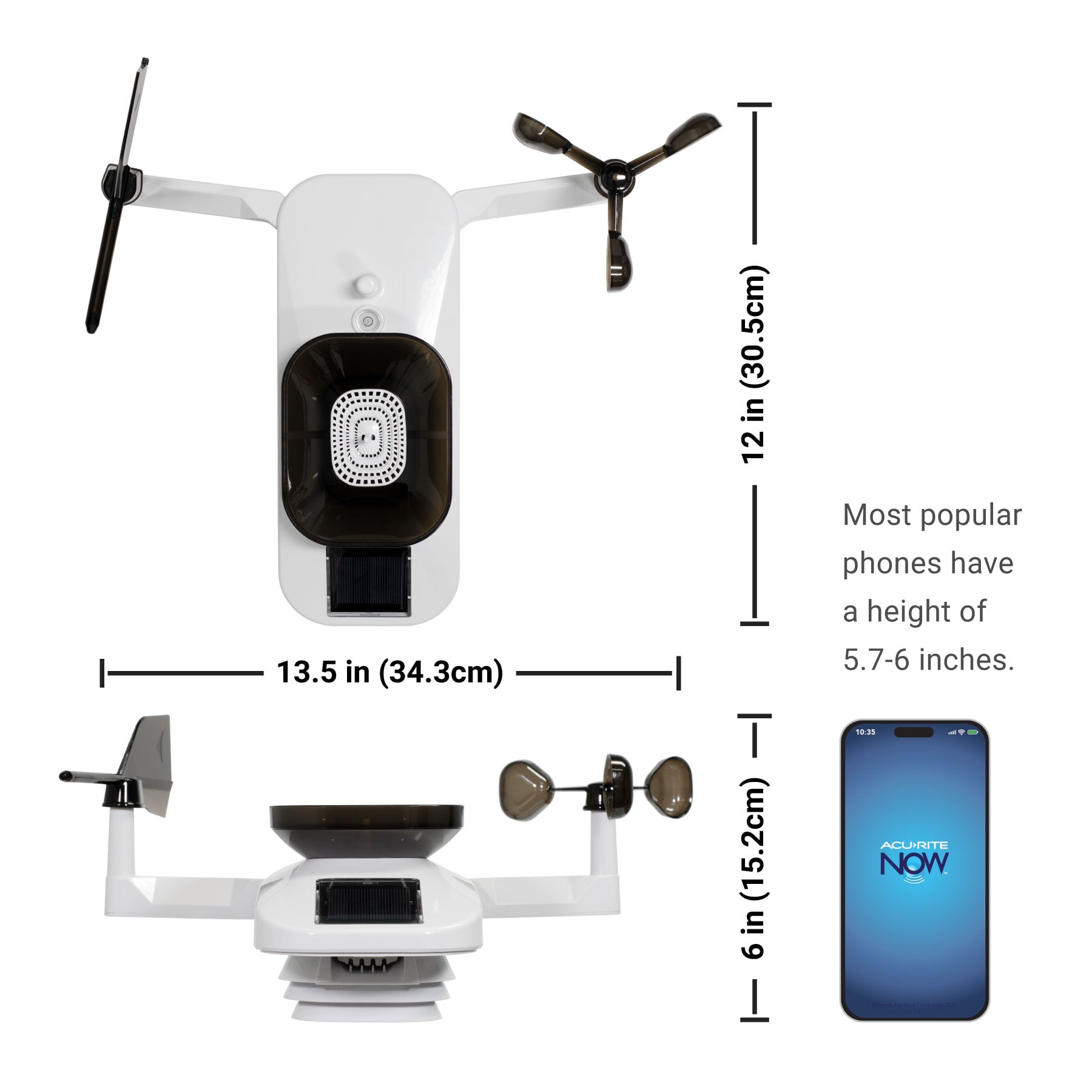 AcuRite Optimus Weather Station with Wi-Fi HD Display, Lightning Detection, Indoor/Outdoor Temperature & Humidity, Wind, and Rainfall (01216MCB)