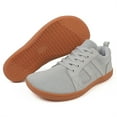 thumbnail image 4 of LASUDRAA Men's Shoes Comfortable Walking Barefoot Minimalist Zero Drop Wide Width Fashion Sneaker, 4 of 8