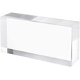 thumbnail image 1 of CiaoHER 2in Thickness Solid Acrylic Cube Display Block Clear Polished Pedestal Stand Riser Solid Base 2" x 4" x 8", 1 Pack, 1 of 6